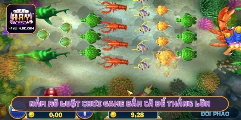Nắm rõ luật chơi game bắn cá để thắng lớn