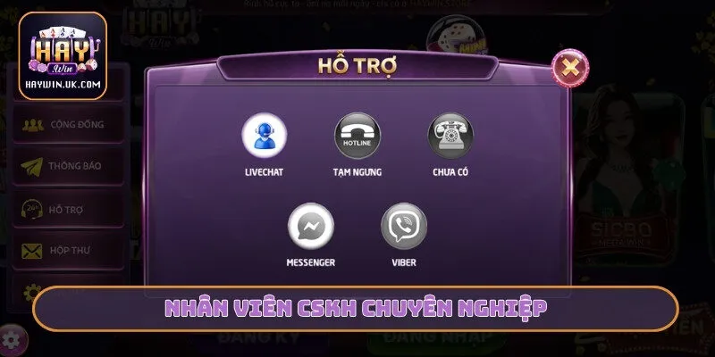 Nhân viên CSKH của haywin chuyên nghiệp